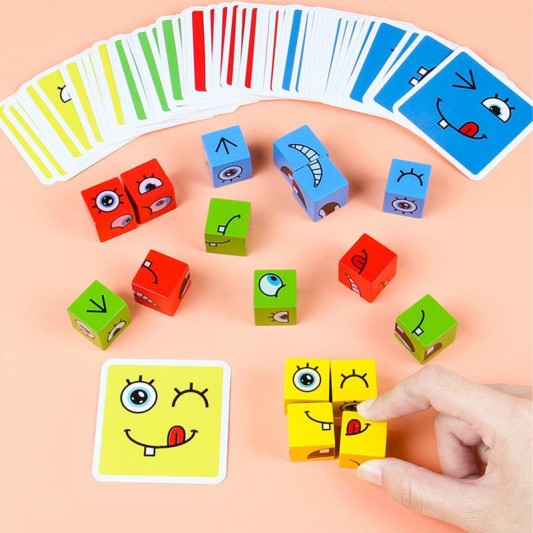Настольная интерактивная игра Ummi Face Change Rubik's Cube - изображение 1