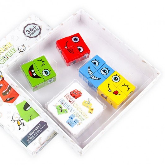 Настольная интерактивная игра Ummi Face Change Rubik's Cube - изображение 3