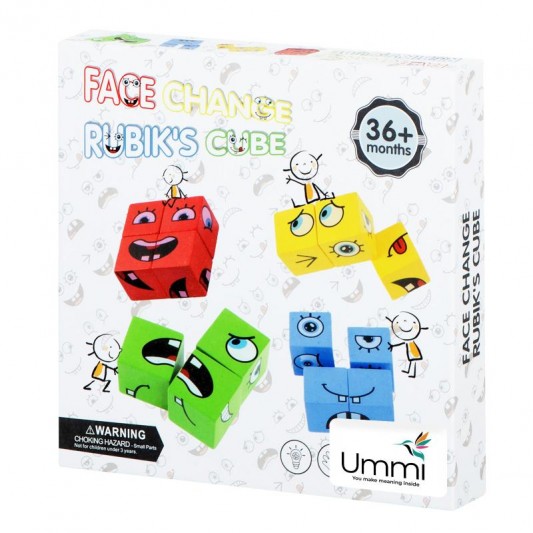 Настольная интерактивная игра Ummi Face Change Rubik's Cube - изображение 4