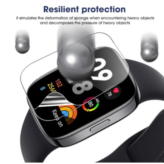 Захисна гідрогелева плівка для годинника Redmi Watch 3 / Прозора