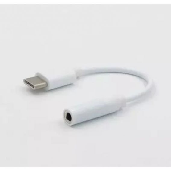 Перехідник з type c на аудіо 3.5 mm Білий