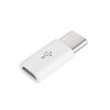 Перехідник з Type-C (8 mm) на Micro / для захищених телефонів / Білий