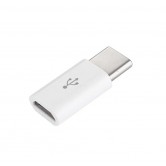 Перехідник з Type-C (8 mm) на Micro / для захищених телефонів / Білий Перехідник з Type-C (8 mm) на Micro / для захищених телефонів / Білий