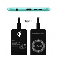 Універсальний ресивер (приймач) для безпровідної зарядки Type C Чорний