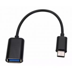 Адаптер OTG для USB-C устройств USB 3.1 (Черный)
