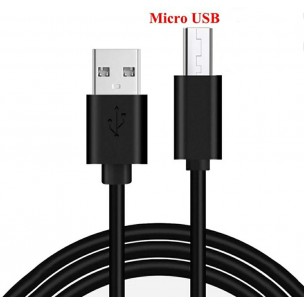 Micro USB кабель для смартфона Blackview BV6000, BV6000S Конектор 10 mm. Чорний Micro USB кабель для смартфона Blackview BV6000, BV6000S Конектор 10 mm. Чорний