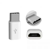 Перехідник з TYPE-C на Micro для смартфонів та інших пристроїв Білий