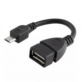 Кабель OTG Micro - USB 2.0 Чорний Кабель OTG Micro - USB 2.0 Чорний