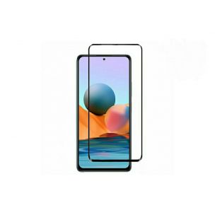 Загартоване захисне скло на Xiaomi Redmi Note 10 Чорна рамка
