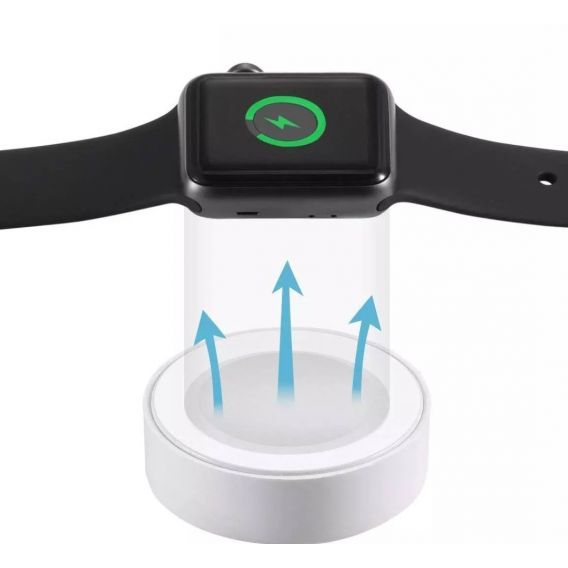 Безпровідний зарядний пристрій для годинників Apple watch 1 метр Білий
