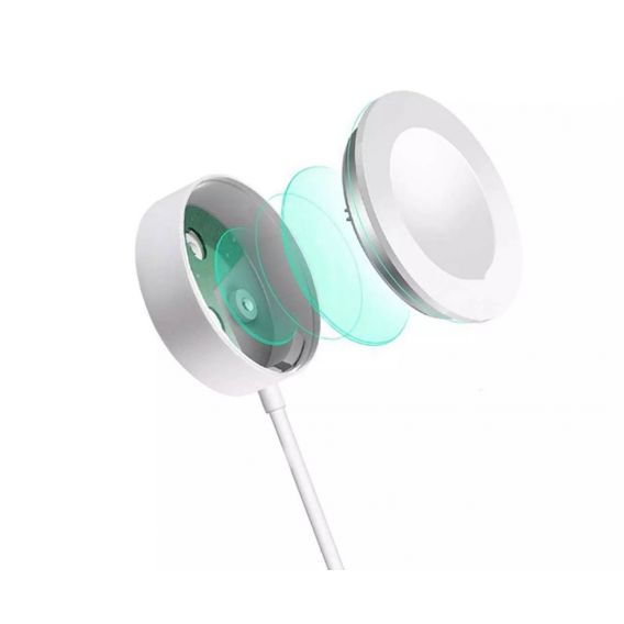 Безпровідний зарядний пристрій для годинників Apple watch 1 метр Білий