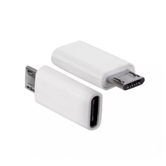 Перехідник із Micro на TYPE-C для смартфонів та інших пристроїв / Білий