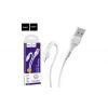 Кабель Micro - USB  hoco. X37 для смартфонів / 1 метр / до 2.4 Ампера / Білий