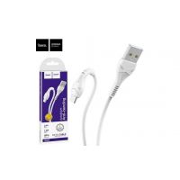 Кабель Micro - USB hoco. X37 для смартфонів / 1 метр / до 2.4 Ампера / Білий