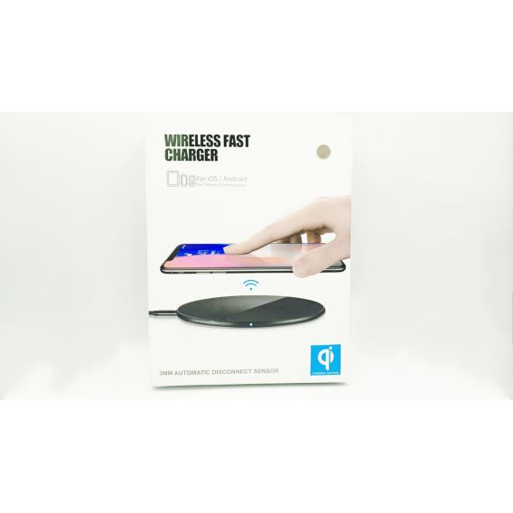 Безпровідний зарядний пристрій LFX-01 / Швидка зарядка 5-9 вольт / 10 Ват / 1.67-2 Ампера / Золотий