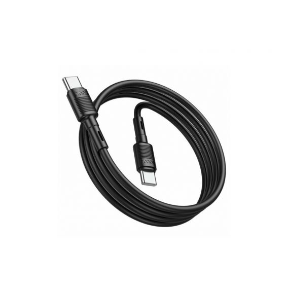 Кабель Hoco X83 Type-C to Type-C 60W (PD Fast Charge) 1м Чорний