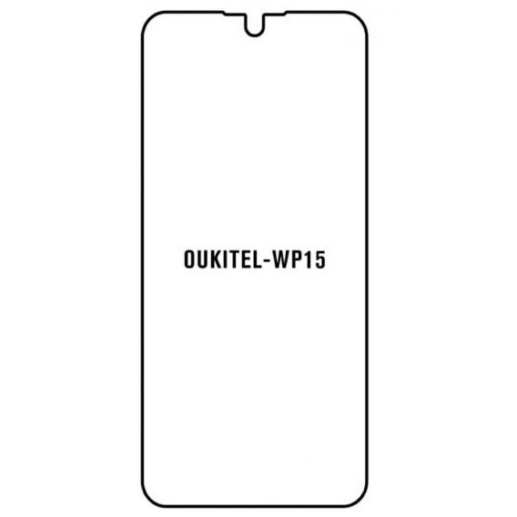 Гідрогелева олеофобна захисна плівка для Oukitel WP15 / Прозора