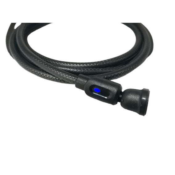 Магнітний кабель USLION 2 в 1 / Type-C - USB / 540 градусів / Круглий / 100 см. / Чорний