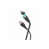 Магнитный силиконовый кабель Hoco X63 / Lightning (Iphone) - USB / 100 см. / Черный Магнитный силиконовый кабель Hoco X63 / Lightning (Iphone) - USB / 100 см. / Черный