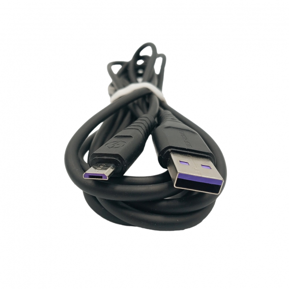 Кабель Wekome WDC-152 / Micro - USB / Силіконовий / 6 ампер / 2 метра / Чорний