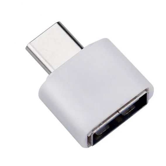Перехідник USB Type C 3.0 для карти пам'яті OTG, білий