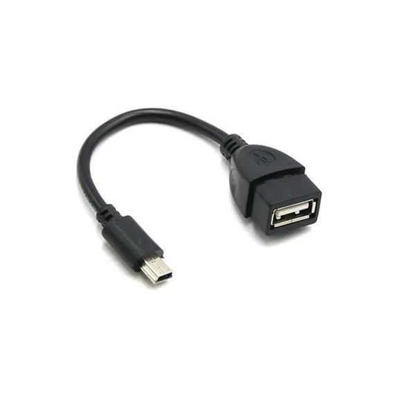 Кабель OTG Mini - USB 2.0 / Чорний