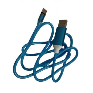 Магнитный кабель Type C USB кабель / кабель 1 метр / USB Data / сине-бирюзовый Магнитный кабель Type C USB кабель / кабель 1 метр / USB Data / сине-бирюзовый