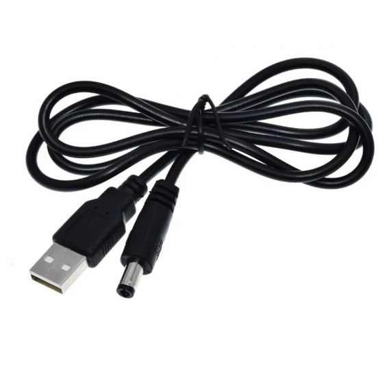 Кабель USB 5V на DC 5V (5.5x2.5мм, 1м) для 5V роутерів