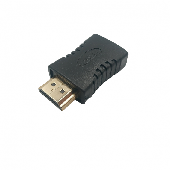 Перехідник HDMI (Зовнішній) - HDMI (Внутрішній) / Чорний