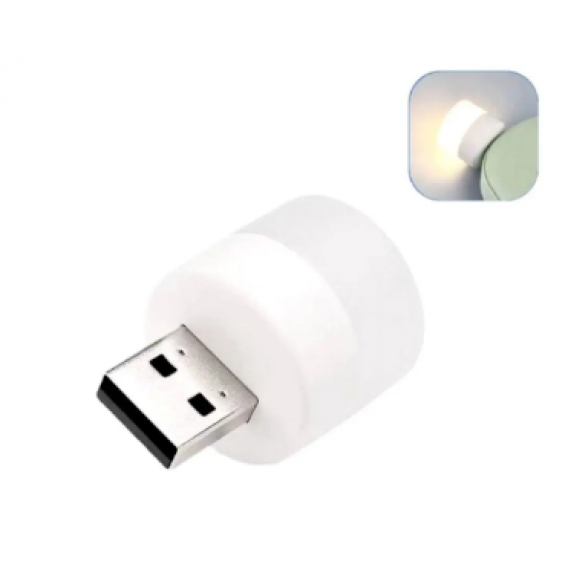 Лампочка USB LED LAMP mini / 1W / Теплий білий