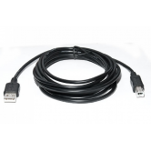 Кабель для принтера и сканера USB 2.0 AM-BM (3 метра) Черный Кабель для принтера и сканера USB 2.0 AM-BM (3 метра) Черный