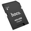 Перехідник для карти пам'яті Hoco HB22 Micro-SD / TF to SD / Чорний