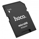 Перехідник для карти пам'яті Hoco HB22 Micro-SD / TF to SD / Чорний Перехідник для карти пам'яті Hoco HB22 Micro-SD / TF to SD / Чорний