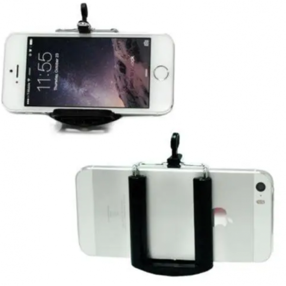 Універсальний тримач для телефону на штатив / Чорний