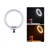 Кільцева лампа для селфі MJ-33 (33см) RGB LED