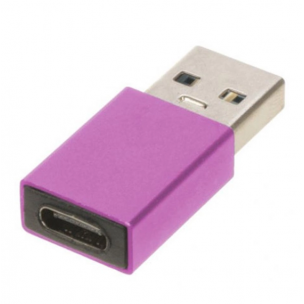 Переходник USB 3.0 TU001 / USB-Type-C / Металлический / Розовый Переходник USB 3.0 TU001 / USB-Type-C / Металлический / Розовый