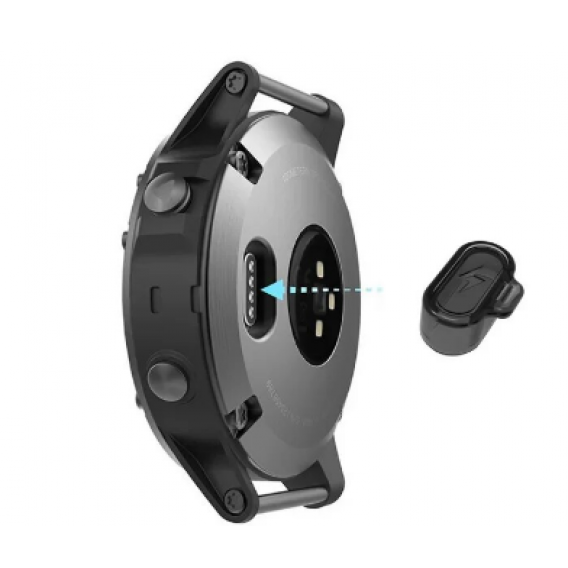 Силікована заглушка для захисту зарядного порта годинників Garmin / Прозорий