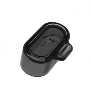 Силиконовая заглушка для защиты зарядного порта часов Garmin / Черный+Прозрачный