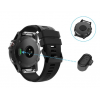 Силіконова заглушка для зарядного порту Garmin - чорний + прозорий