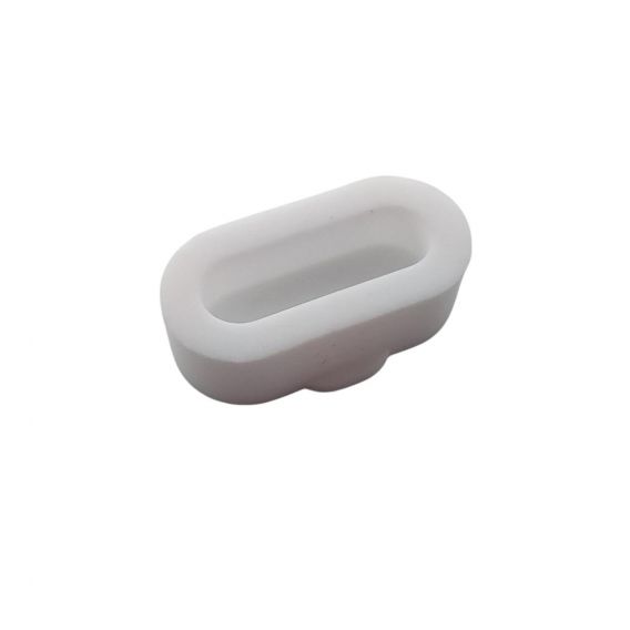 Силікована заглушка для захисту зарядного порта годинників Garmin / Білий