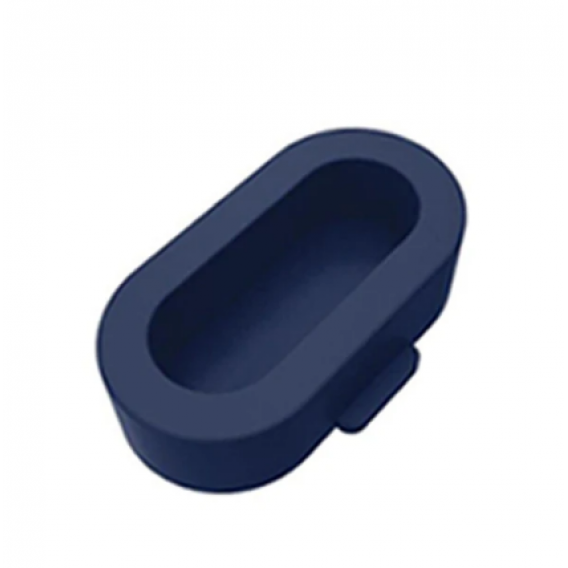 Силікована заглушка для захисту зарядного порта годинників Garmin / Темно синій