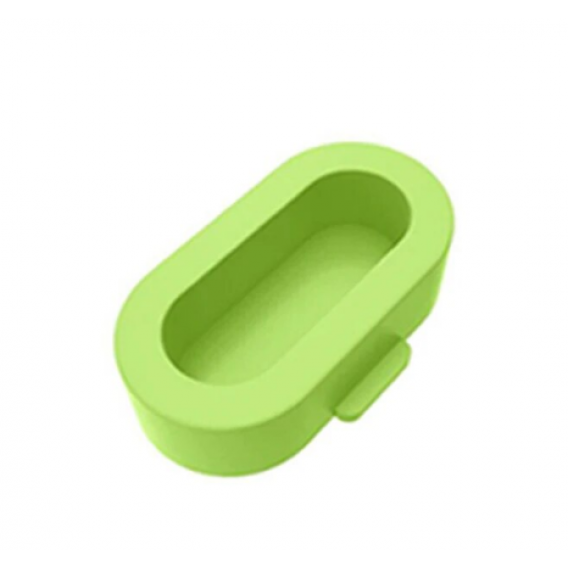 Силікована заглушка для захисту зарядного порта годинників Garmin / Салатовий