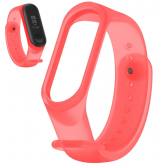 Ремінець на розумний браслет Xiaomi Mi Band 5/6 / Червоний (прозорий) Ремінець на розумний браслет Xiaomi Mi Band 5/6 / Червоний (прозорий)