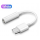 Перехідник для смартфонів Samsung з Type-C на аудіо 3.5 mm / Білий