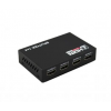 Розгалужувач HDMI на 4 порти, HDMI SPLITTER, чорного кольору
