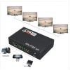 Розгалужувач HDMI на 4 порти, HDMI SPLITTER, чорного кольору