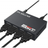 Розгалужувач HDMI на 4 порти, HDMI SPLITTER, чорного кольору