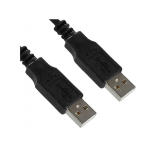 Кабель USB 2.0 Type-A на Type-A (Папа-Папа) 1.5 м Черный