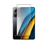 Загартоване захисне скло на смартфон Poco X6 Pro / Чорна рамка Загартоване захисне скло на смартфон Poco X6 Pro / Чорна рамка