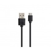 Кабель USB-microUSB 30см \ черный
